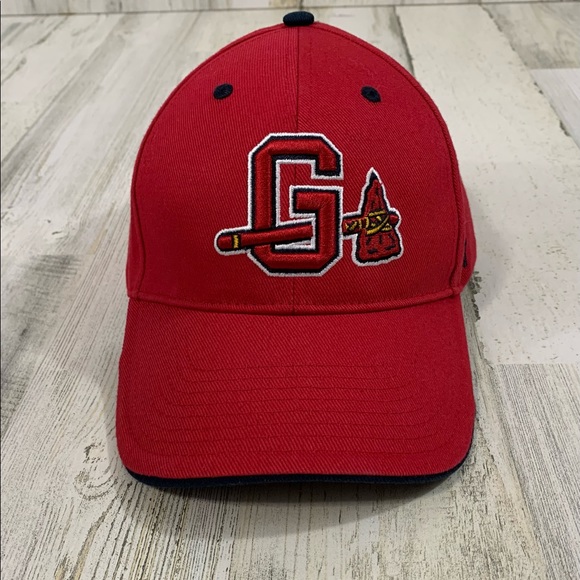 47 Other - Discontinued Gwinnett Braves Men’s Red Adjustable Minor League Baseball Cap..